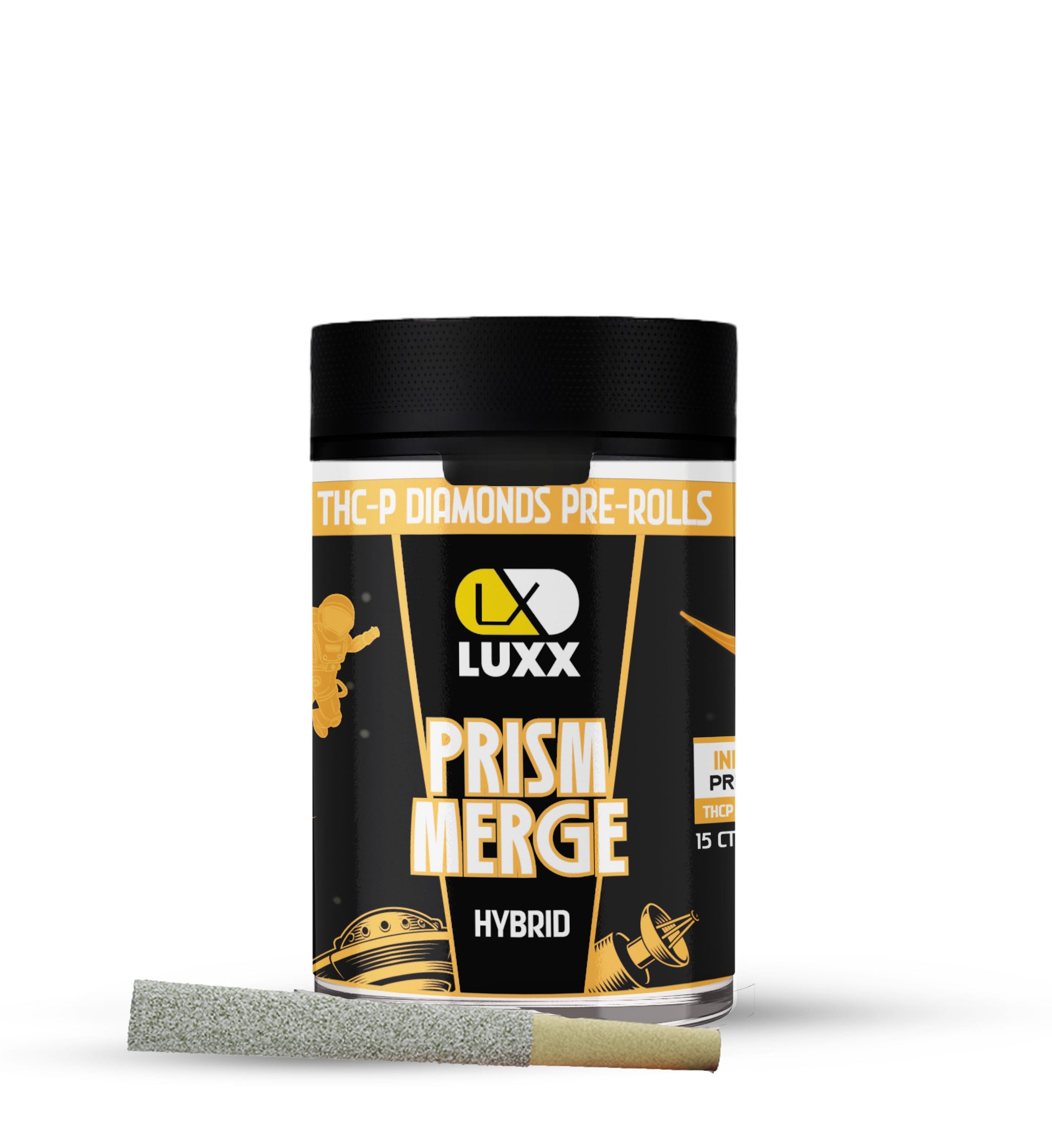 LUXX THC-P DIAMOND PRE-ROLLS 15CT - PRISM MERGE