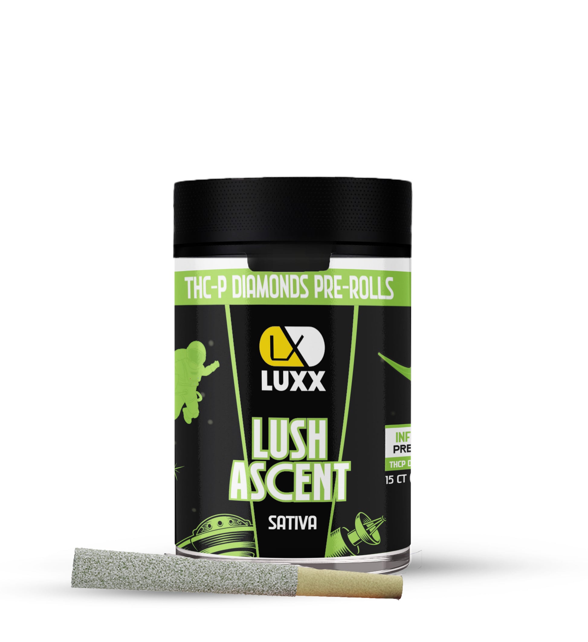 LUXX THC-P DIAMOND PRE-ROLLS 15CT - LUSH ASCENT