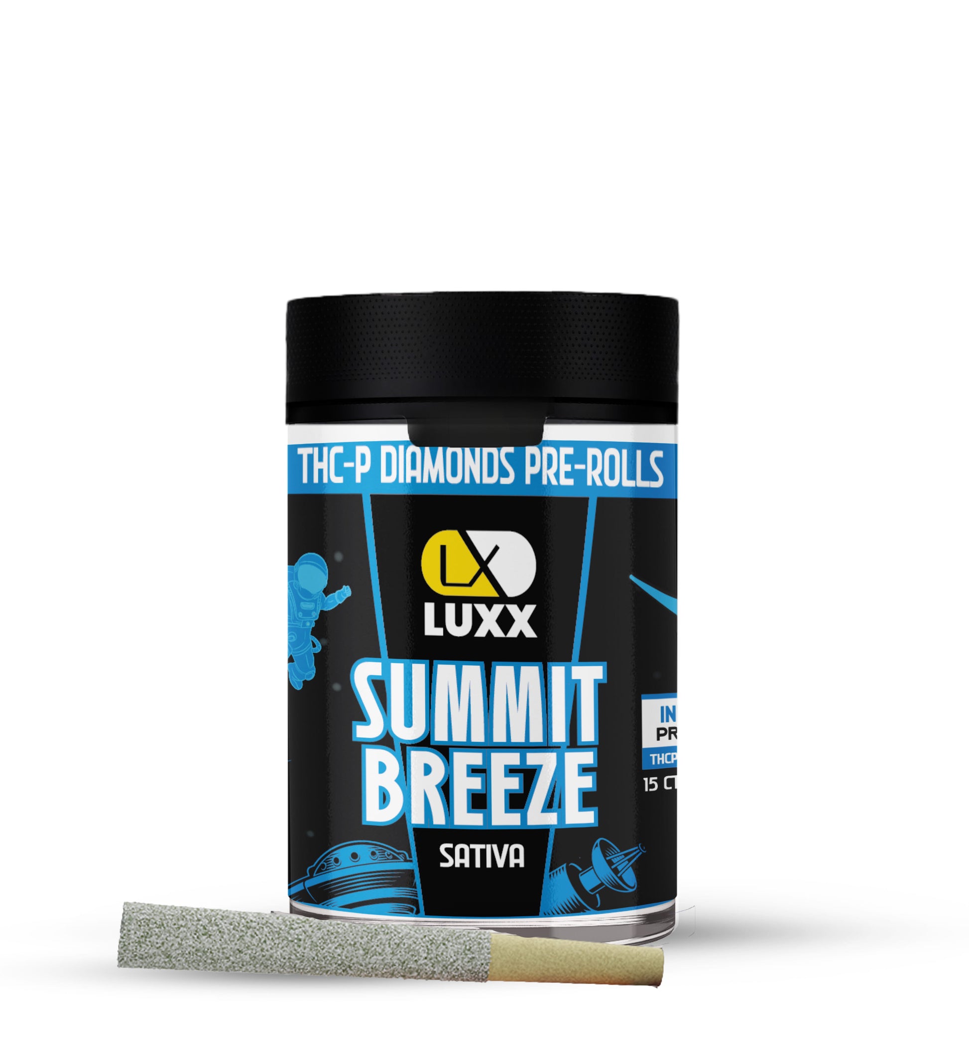 LUXX THC-P DIAMOND PRE-ROLLS 15CT - SUMMIT BREEZE