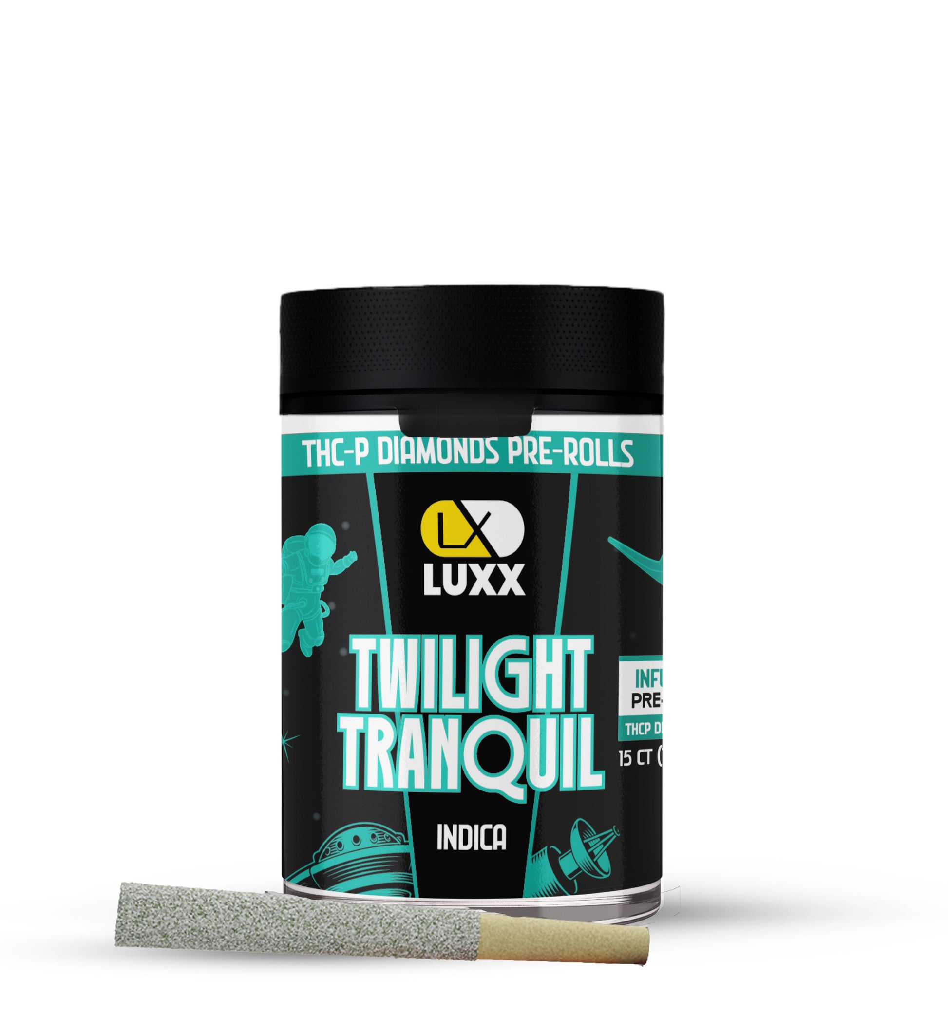 LUXX THC-P DIAMOND PRE-ROLLS 15CT - TWILIGHT TRANQUIL