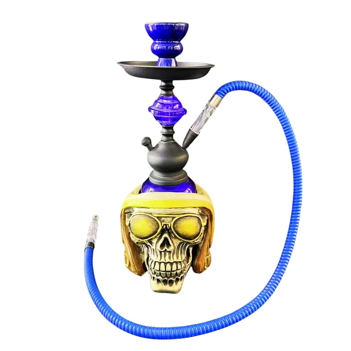 SKULL DESIGN METAL + RESIIN HOOKAH - LUXX 4756