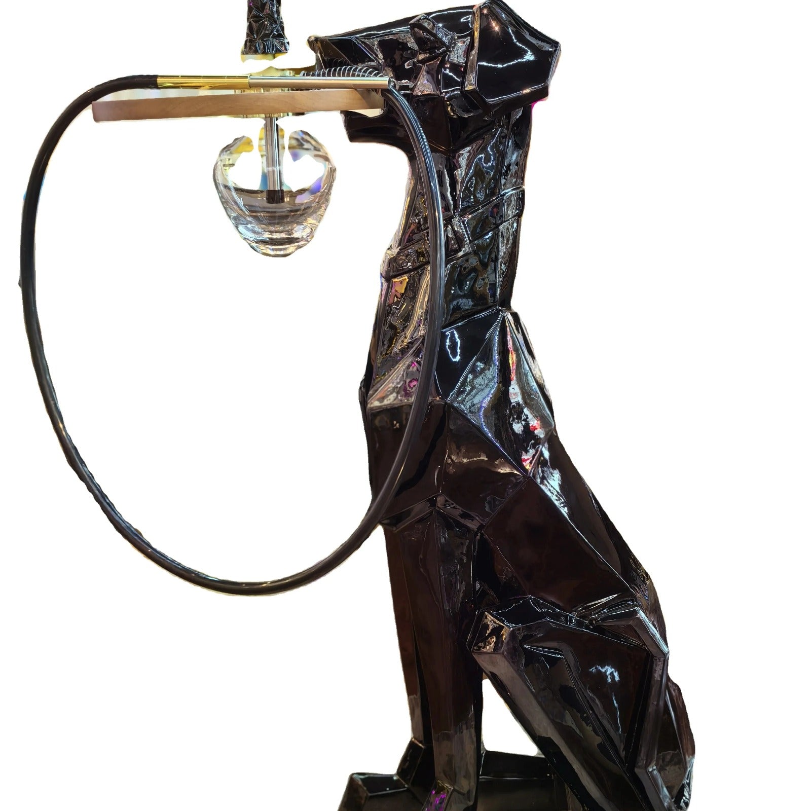 DOG DESIGN ELEXTROPLATE COLOR HOOKAH - LUXX 4767