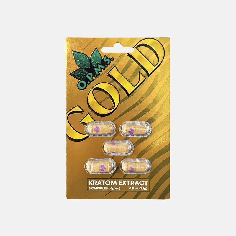 OPMS GOLD EXTRACT KRATOM PILLS