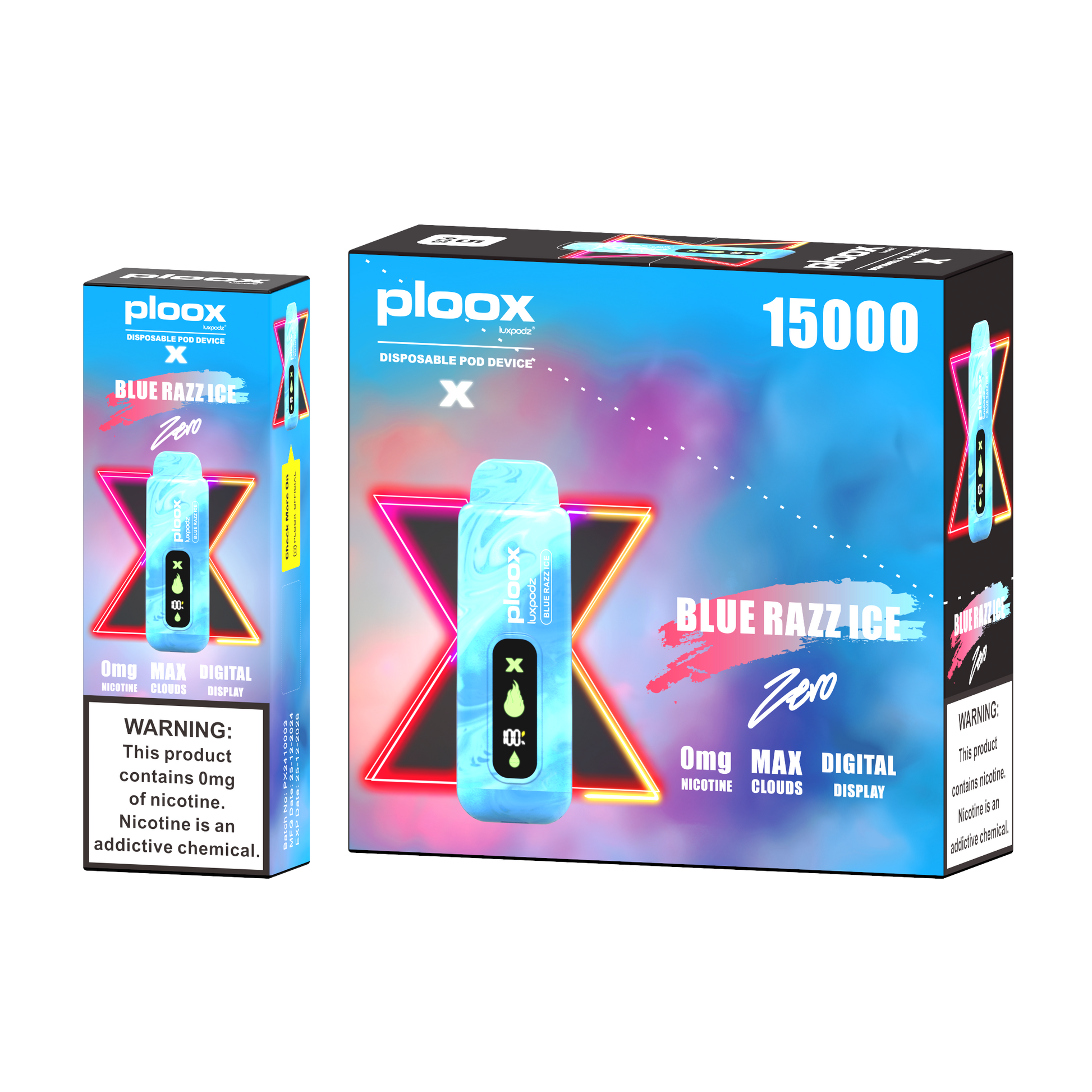 PLOOX ME 15000 PUFF ZERO NICOTINE VAPE DISPOSABLE