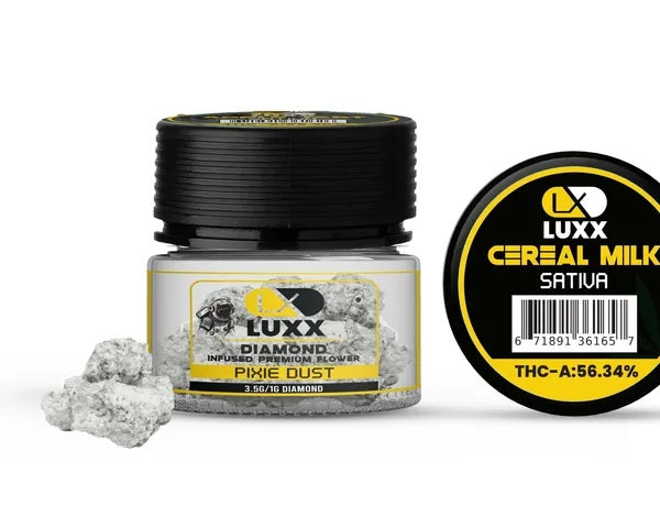 LUXX DIAMOND PIXIE DUST 3.5GRAM FLOWERS SATIVA - CEREAL MILK