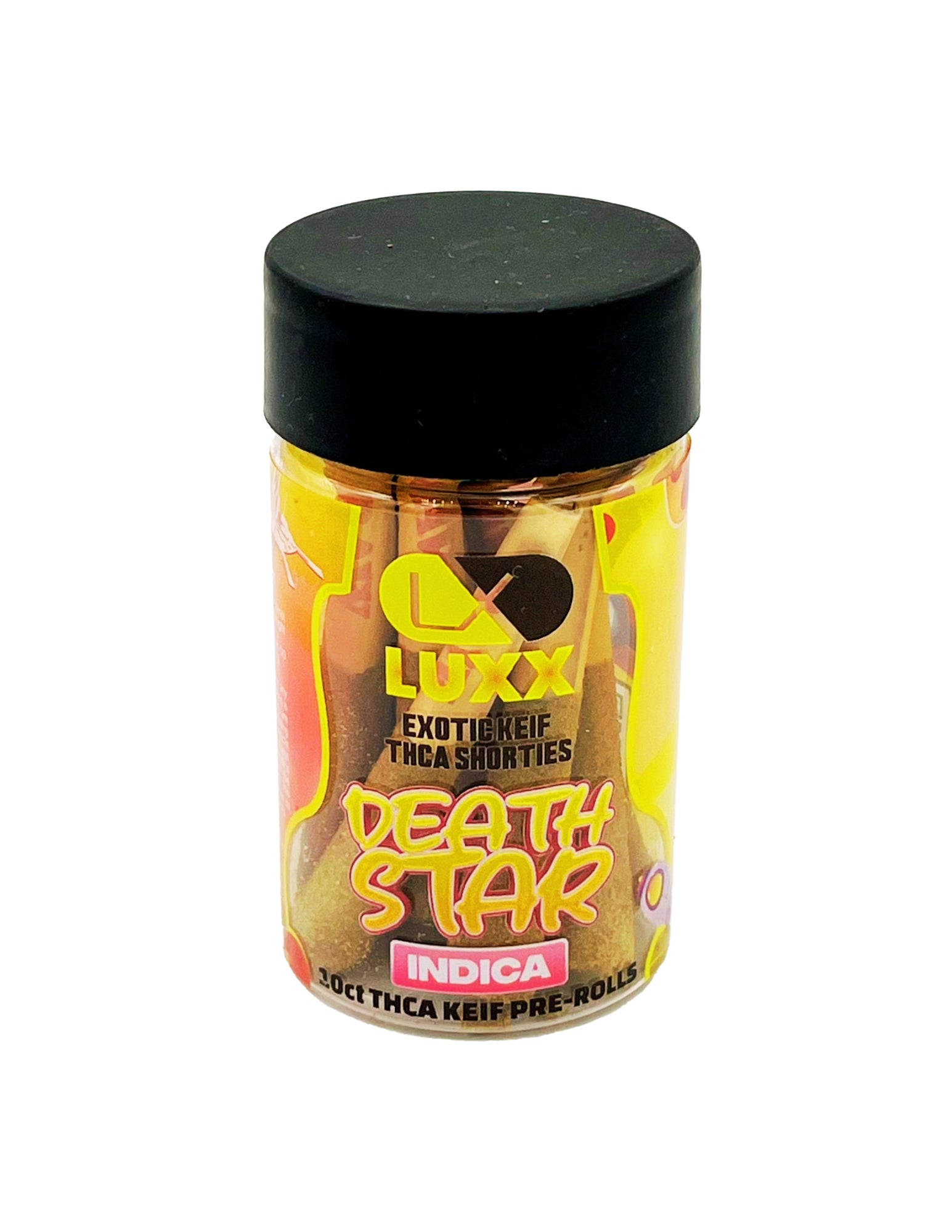 LUXX EXOTIC KIEF THC-A SHORTIES 10CT JAR - DEATH STAR
