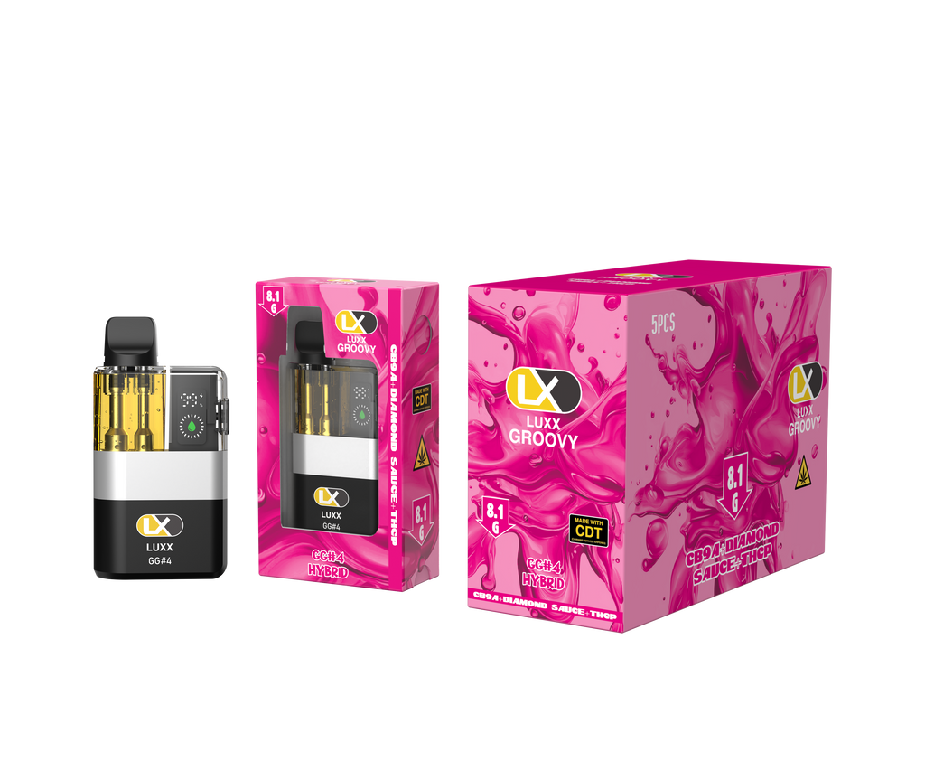 LUXX GROOVY 8.1GM CB9A + DIAMOND SAUCE + THC-P - GG#4