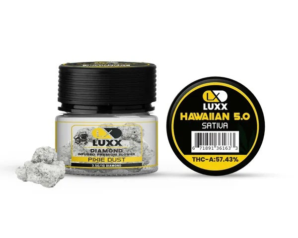 LUXX DIAMOND PIXIE DUST 3.5GRAM FLOWERS SATIVA - HAWAIIAN 5.0