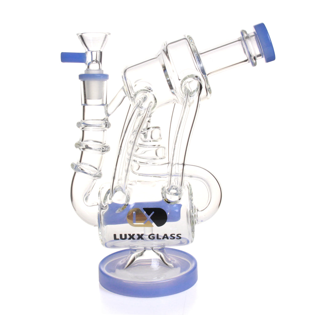 LUXX GLASS 8" RECYCLER - LX1355