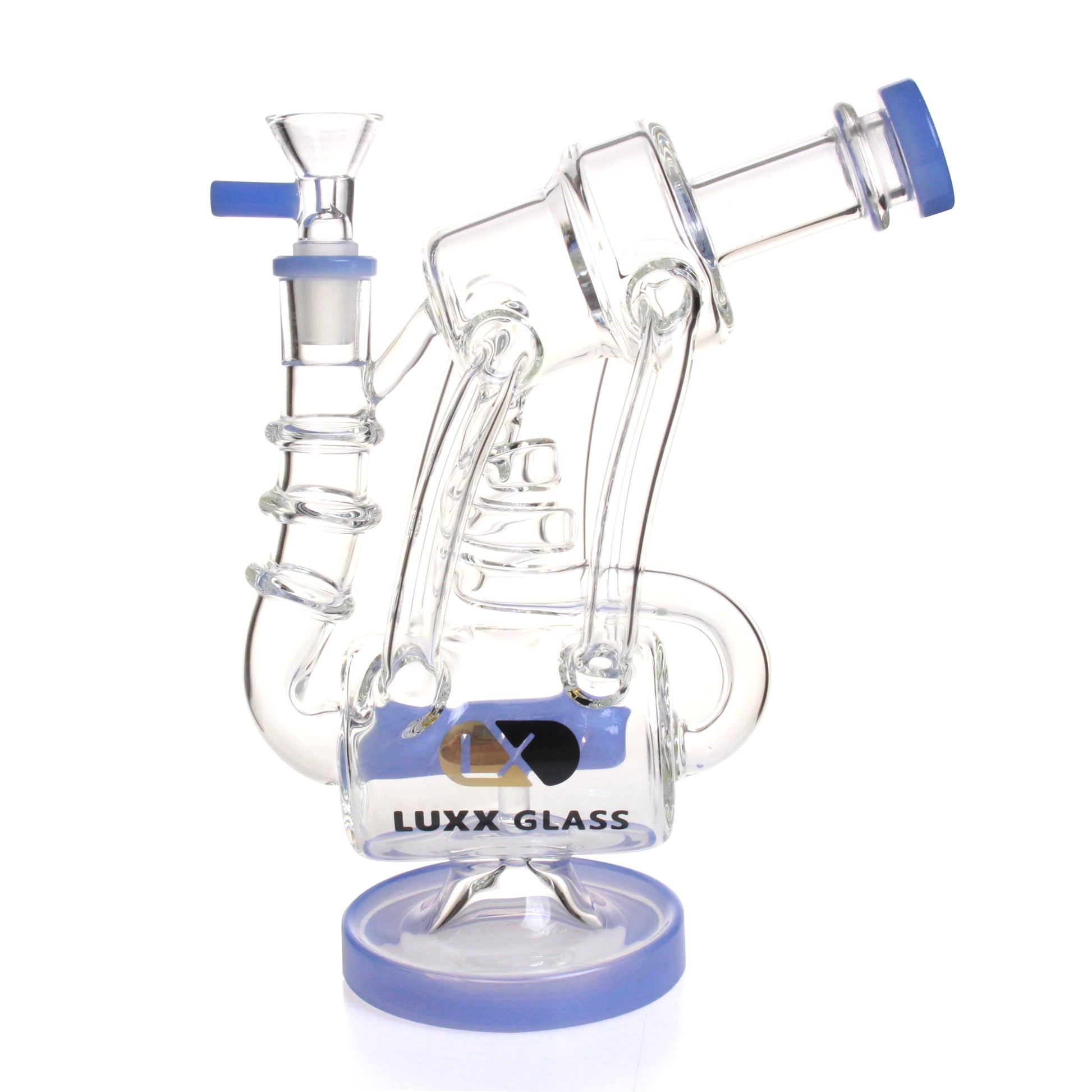 LUXX GLASS 8" RECYCLER - LX1355