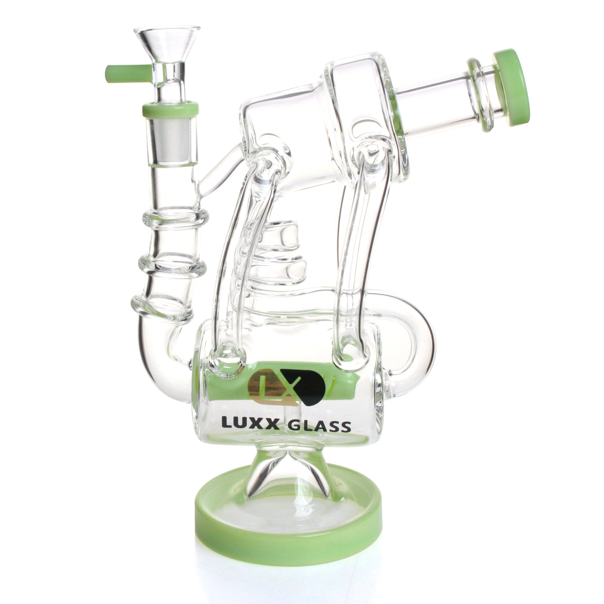 LUXX GLASS 8" RECYCLER - LX1355
