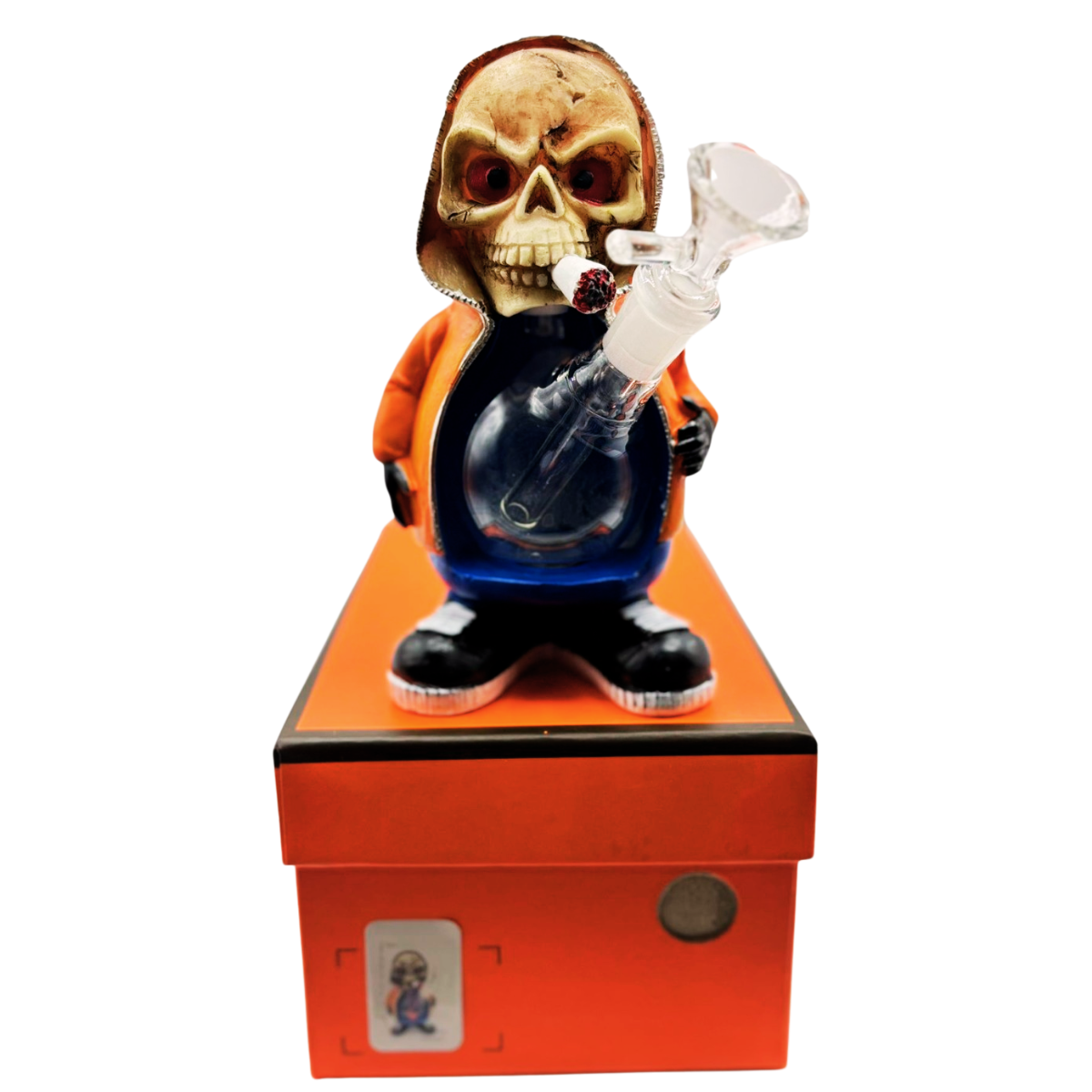 LUXX 4709 - MONSTER DESIGN RESIN GLASS BONG