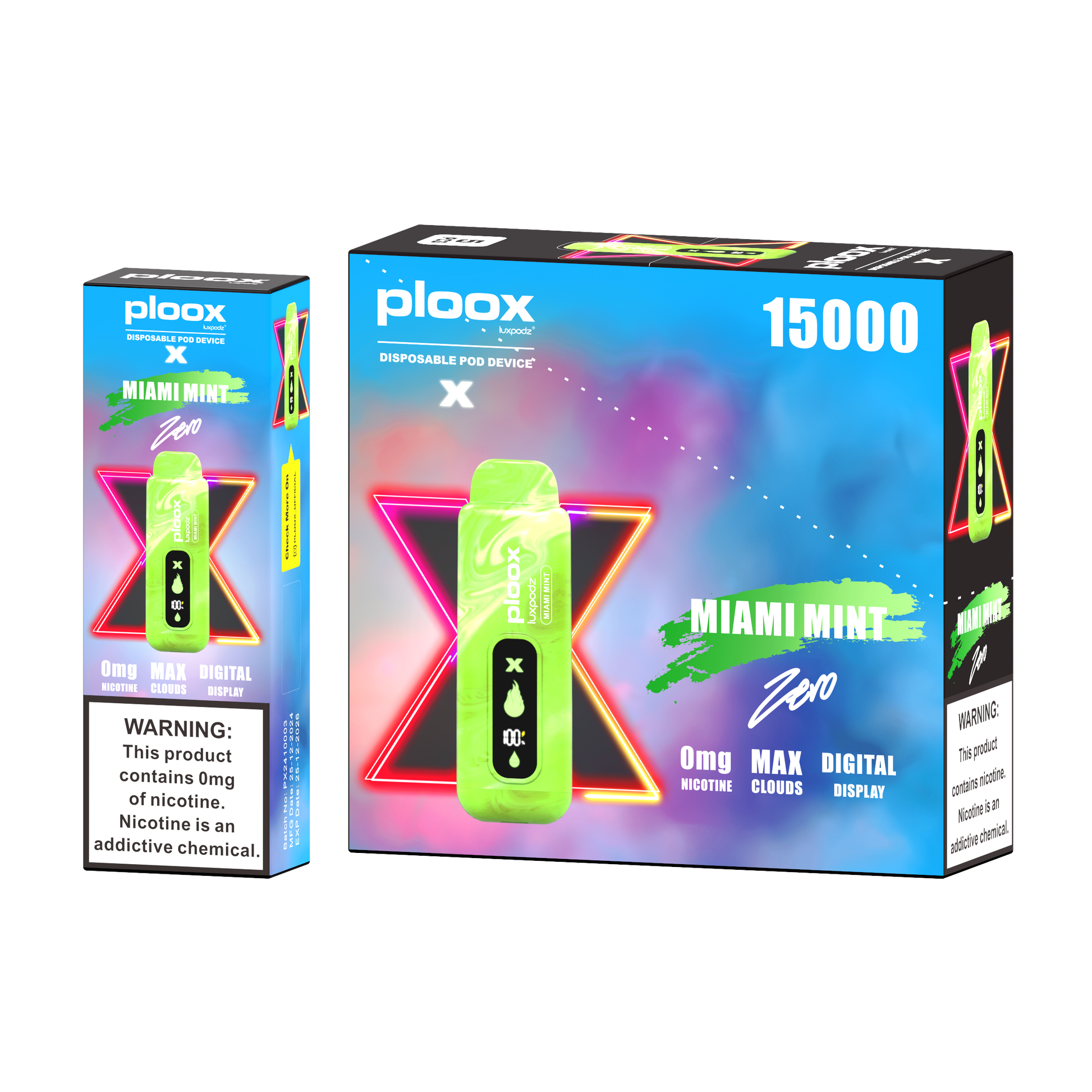 PLOOX ME 15000 PUFF ZERO NICOTINE VAPE DISPOSABLE