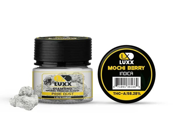 LUXX DIAMOND PIXIE DUST 3.5GRAM FLOWERS INDICA - MOCHI BERRY