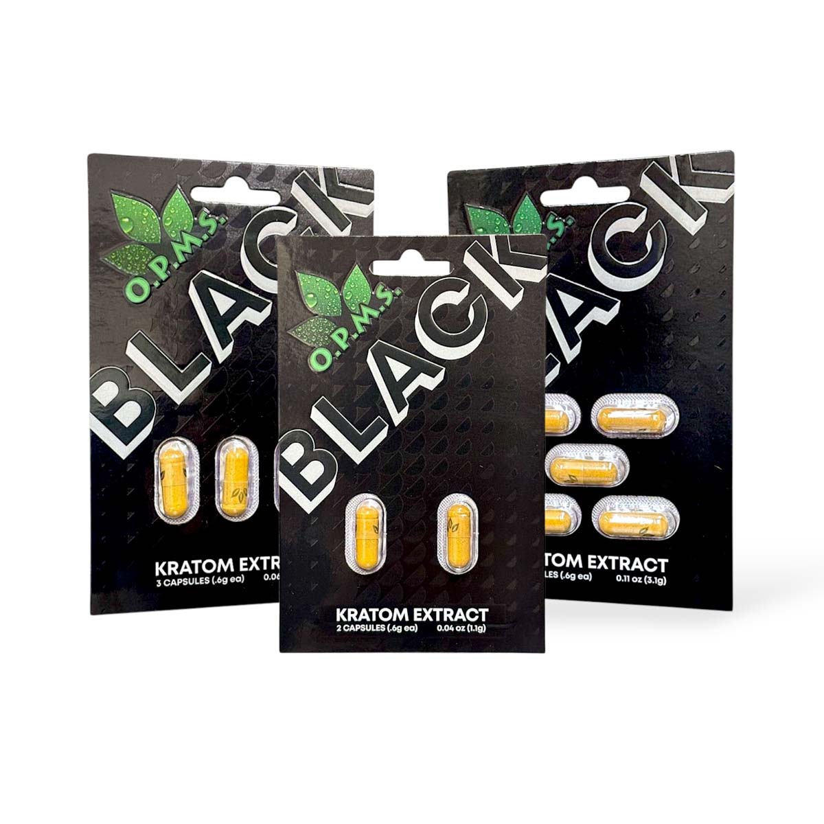 OPMS BLACK KRATOM EXTRACT PILLS