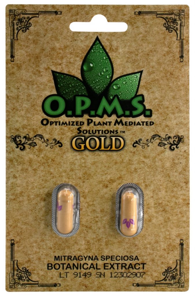 OPMS GOLD EXTRACT KRATOM PILLS