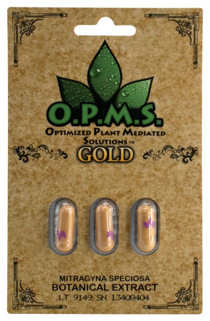 OPMS GOLD EXTRACT KRATOM PILLS