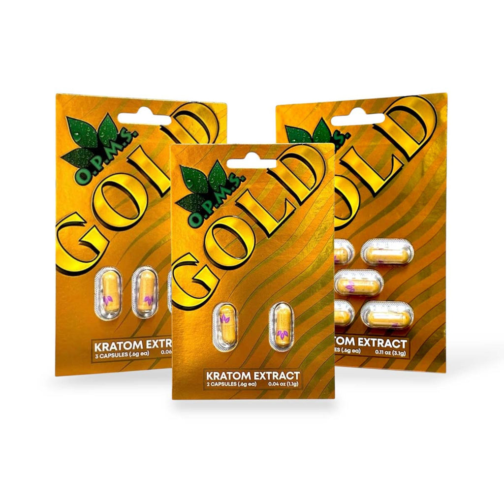OPMS GOLD EXTRACT KRATOM PILLS