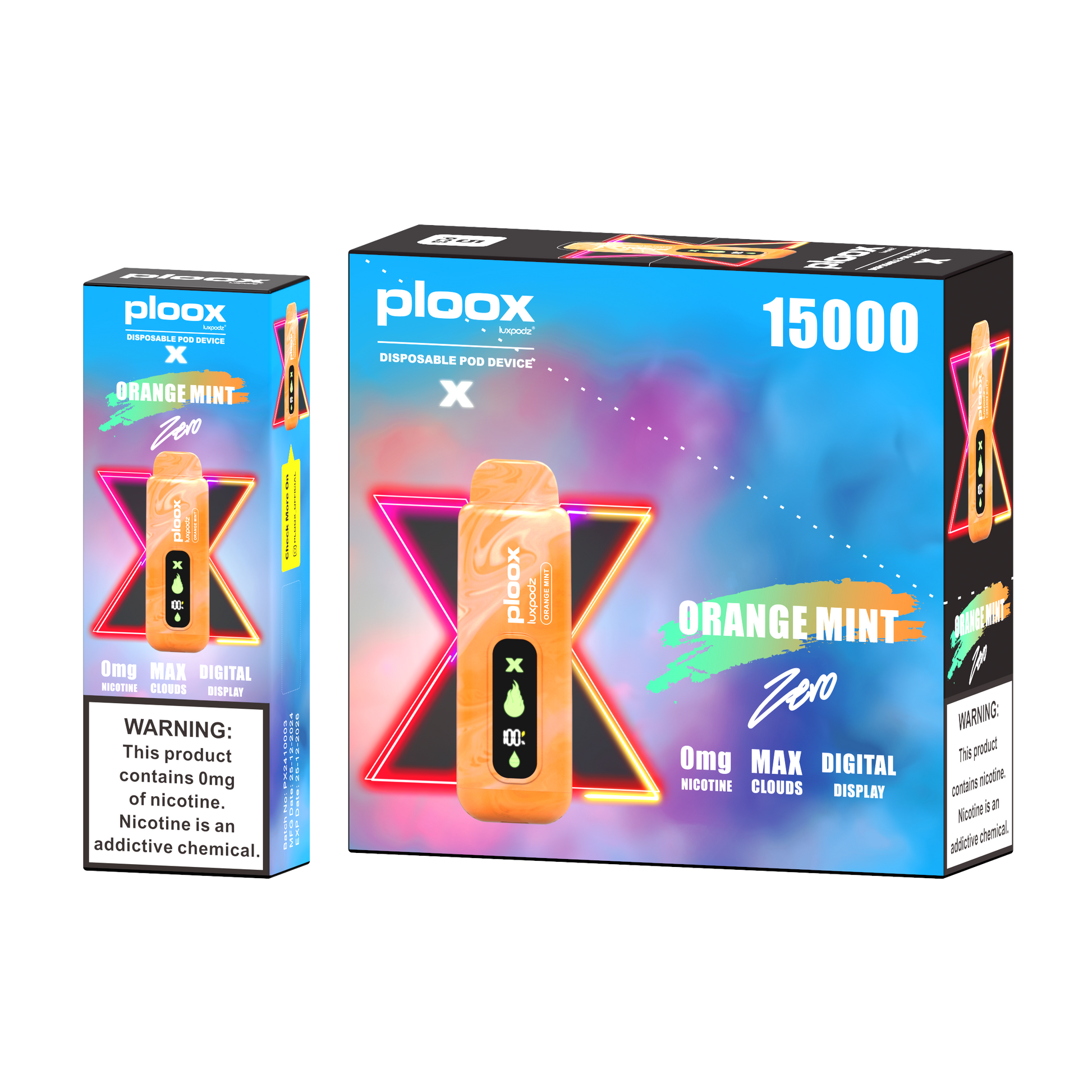PLOOX ME 15000 PUFF ZERO NICOTINE VAPE DISPOSABLE