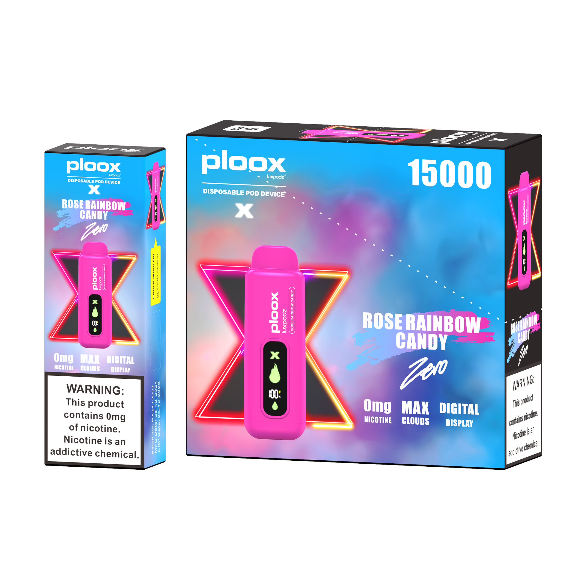 PLOOX ME 15000 PUFF ZERO NICOTINE VAPE DISPOSABLE