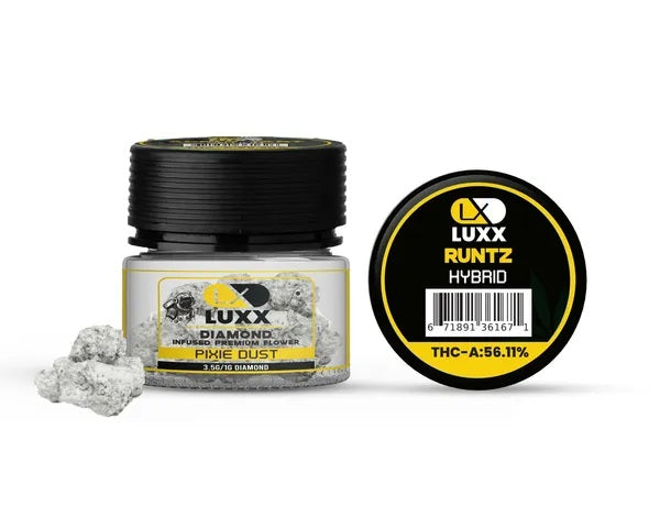 LUXX DIAMOND PIXIE DUST 3.5GRAM FLOWERS (HYBRID) - RUNTZ