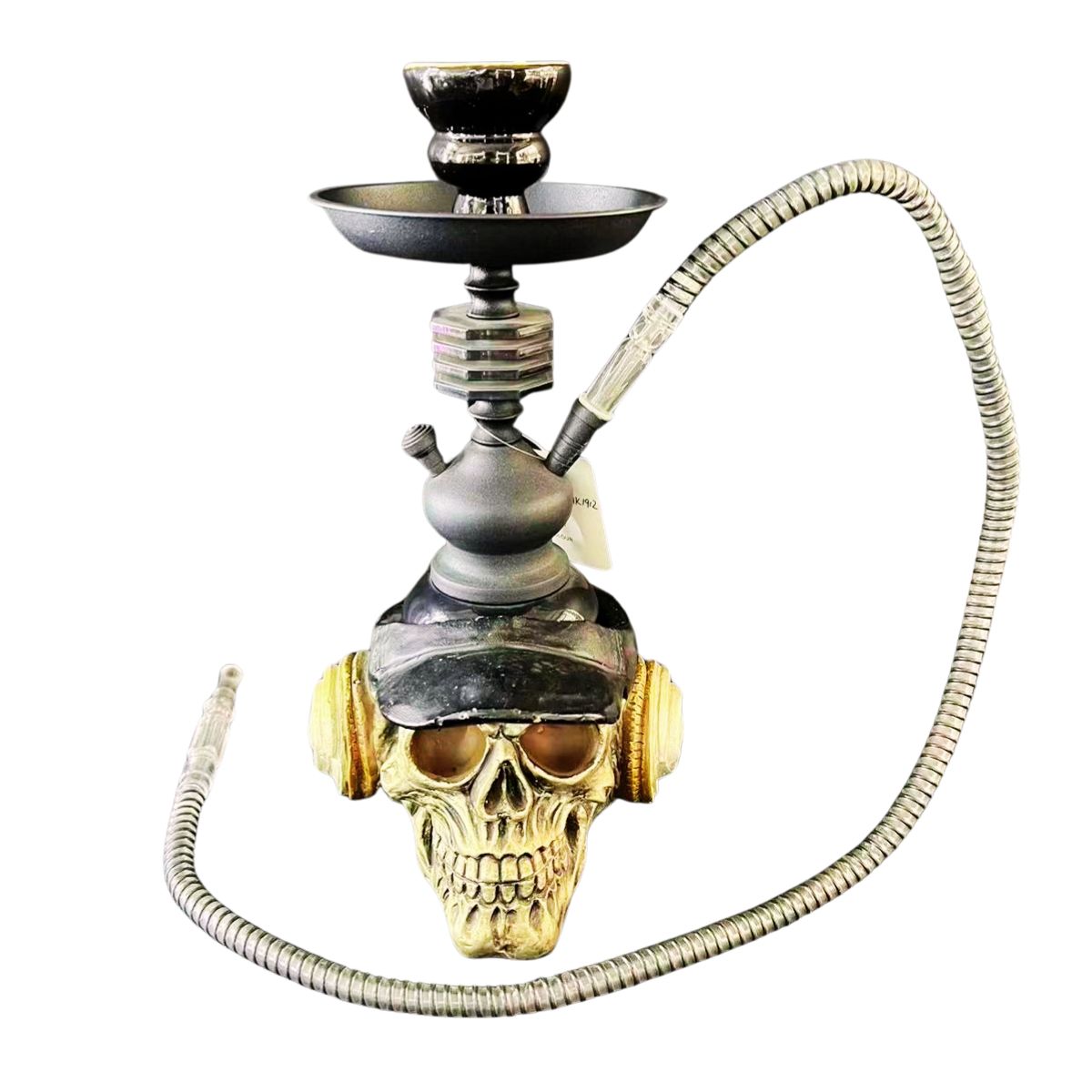 METAL+RESIN SKULL DESIGN HOOKAH - LUXX 4755