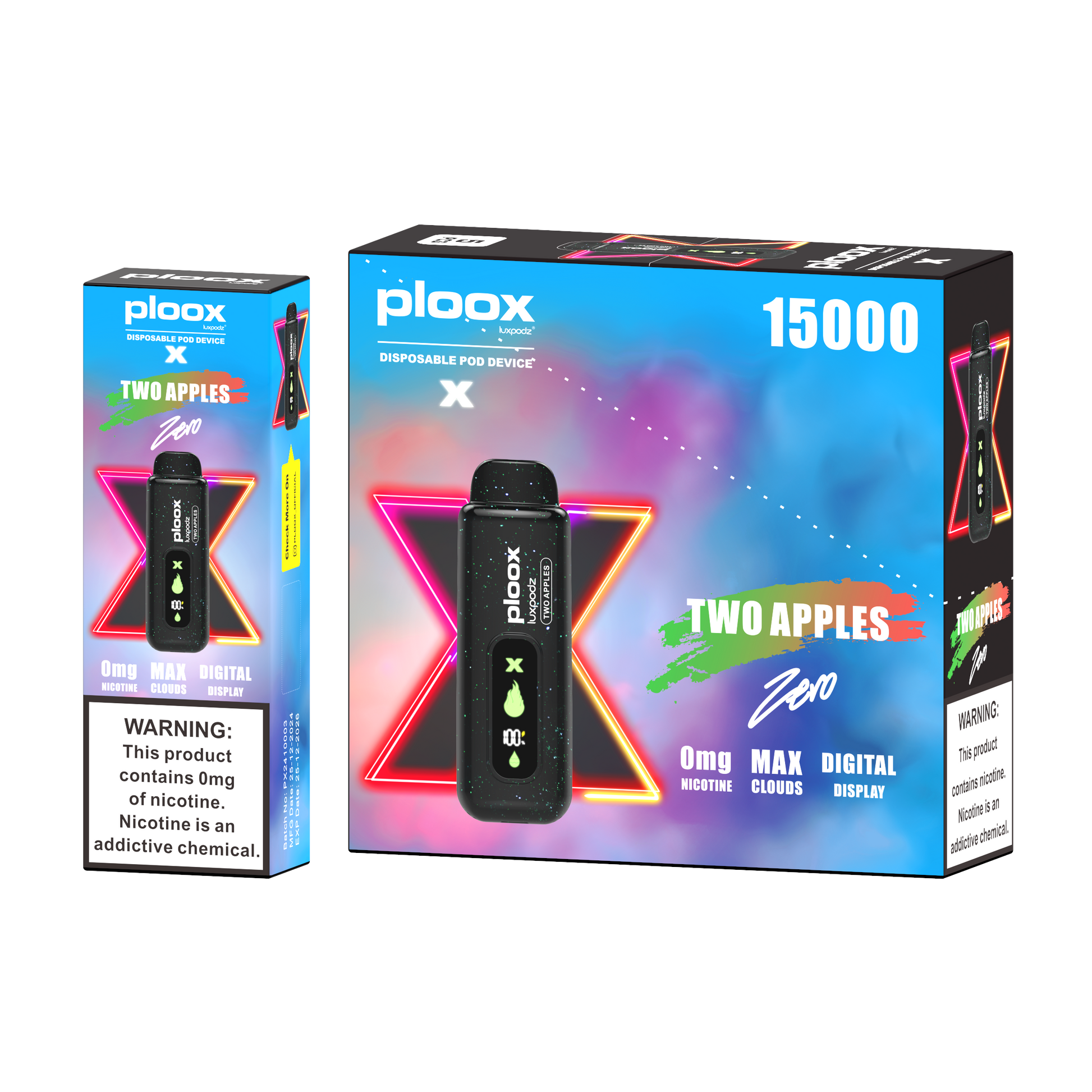 PLOOX ME 15000 PUFF ZERO NICOTINE VAPE DISPOSABLE