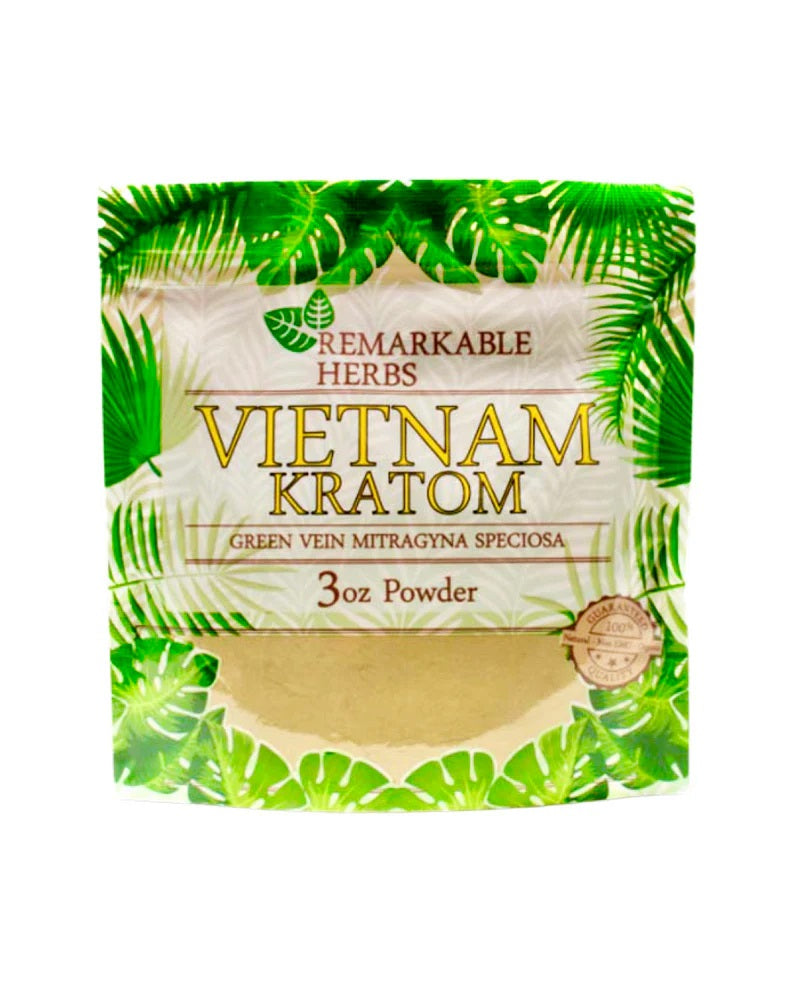 REMARKABLE HERBS KRATOM 3OZ POWDER PACK