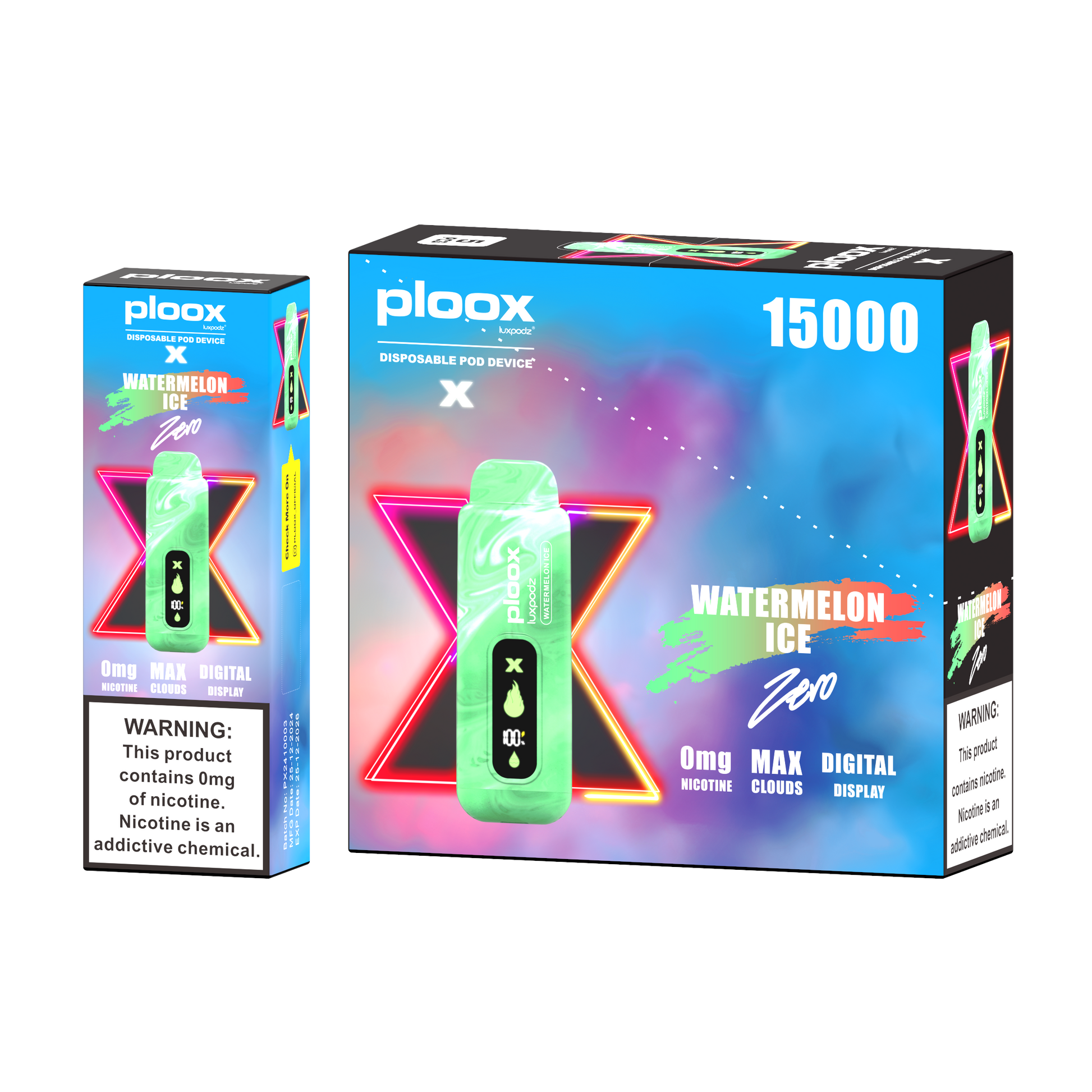PLOOX ME 15000 PUFF ZERO NICOTINE VAPE DISPOSABLE
