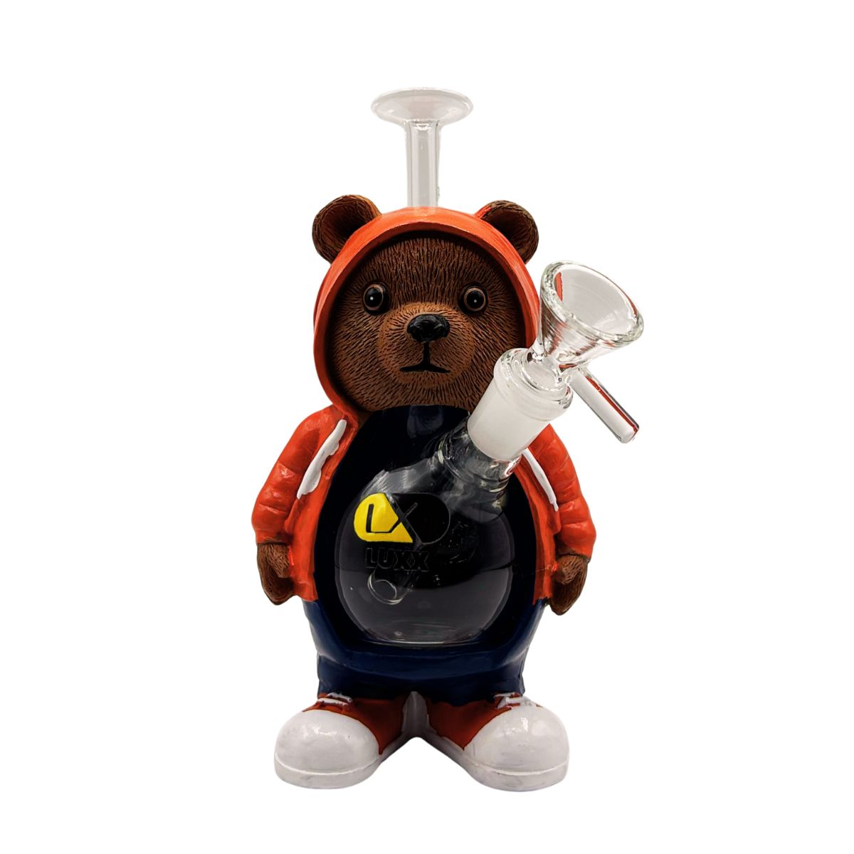 TEDDY DESIGN RESIN GLASS BONG - LUXX 4779