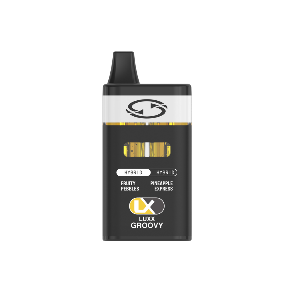 LUXX GROOVY DUAL FLAVOR 5000 MG - FRUITY PEBBLES + PINEAPPLE EXPRESS