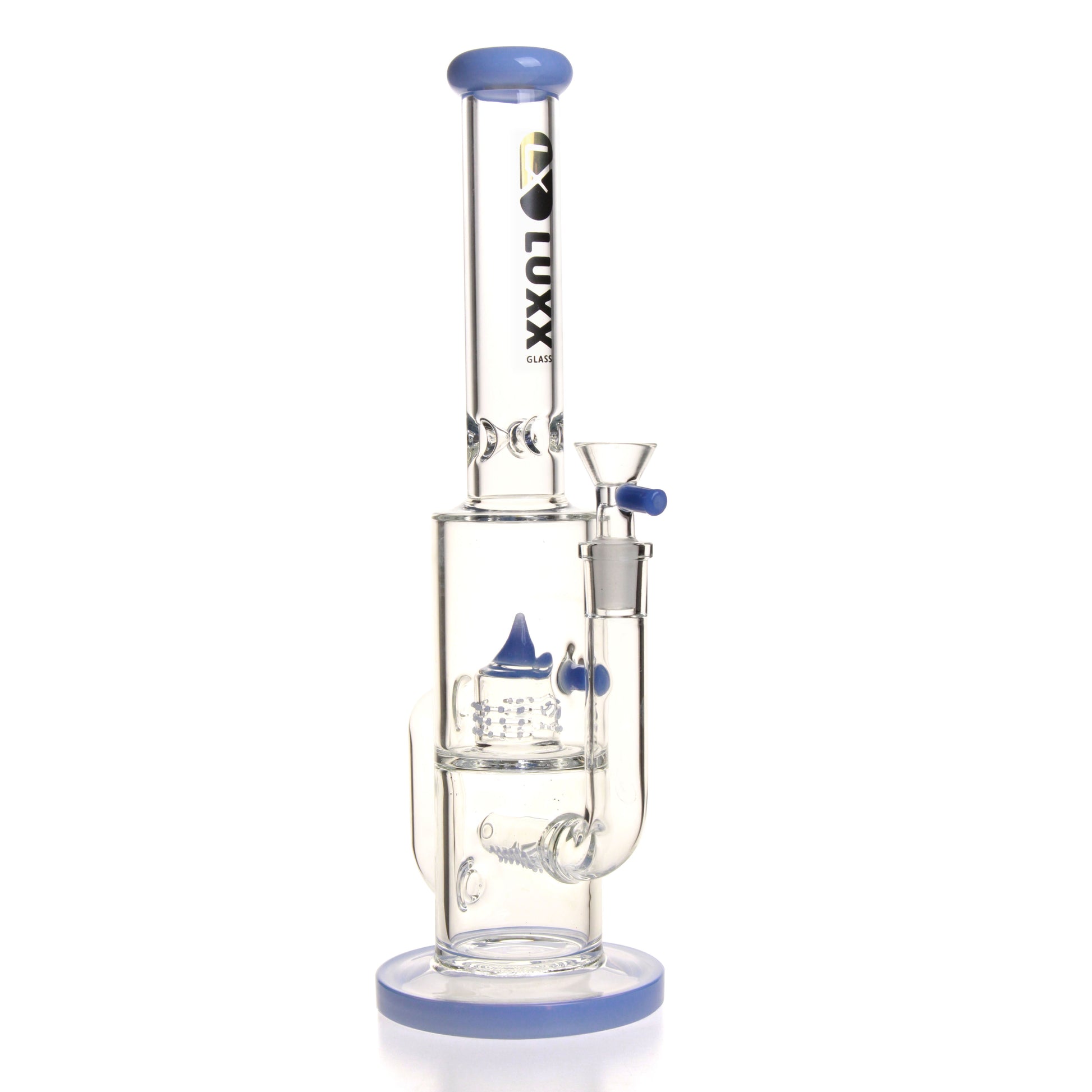 LUXX GLASS 12" STRAIGHT TUBE - LX5297