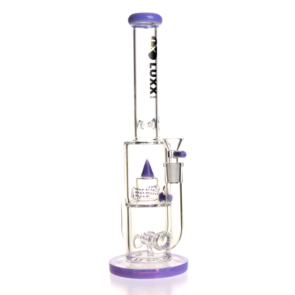 LUXX GLASS 12" STRAIGHT TUBE - LX5297