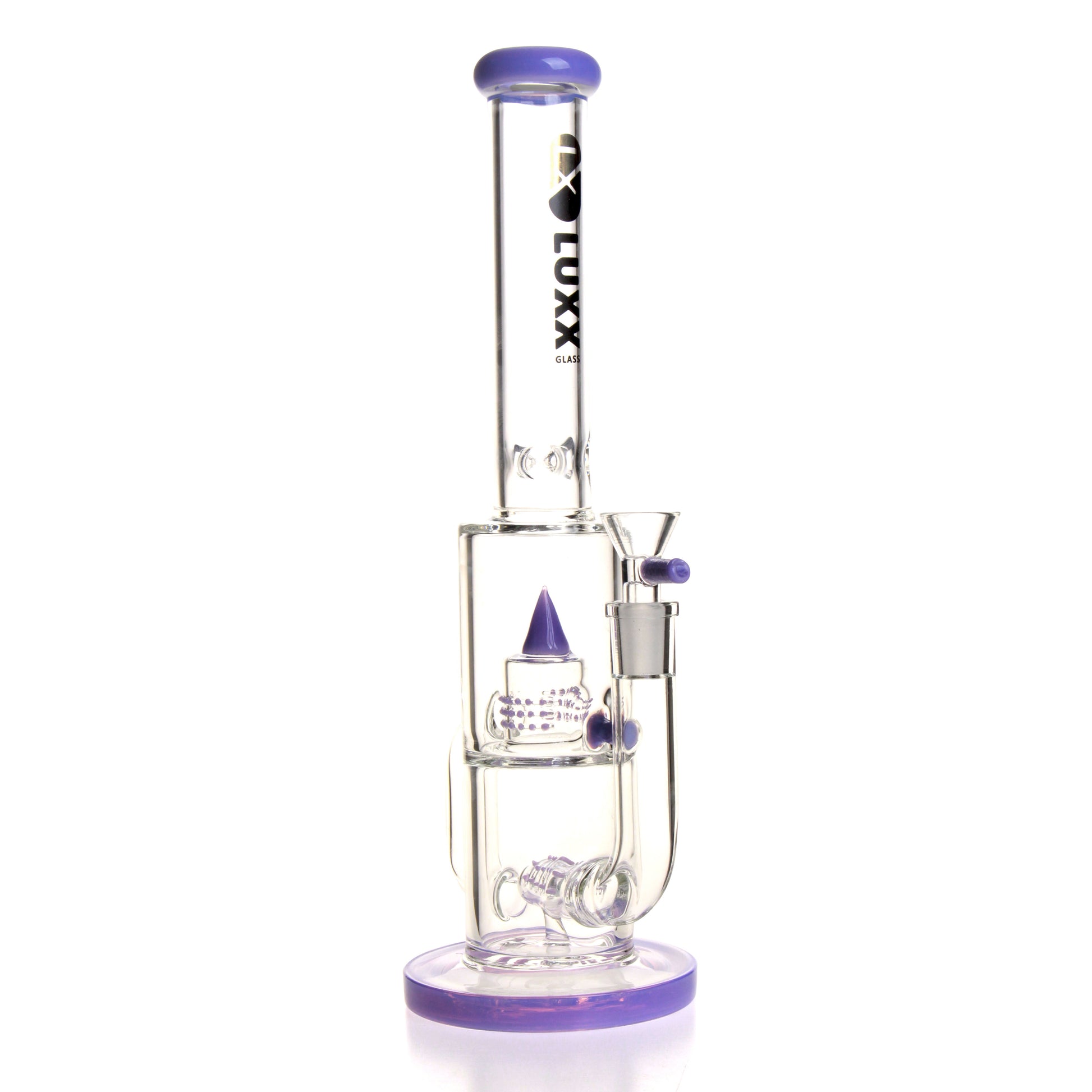 LUXX GLASS 12" STRAIGHT TUBE - LX5297