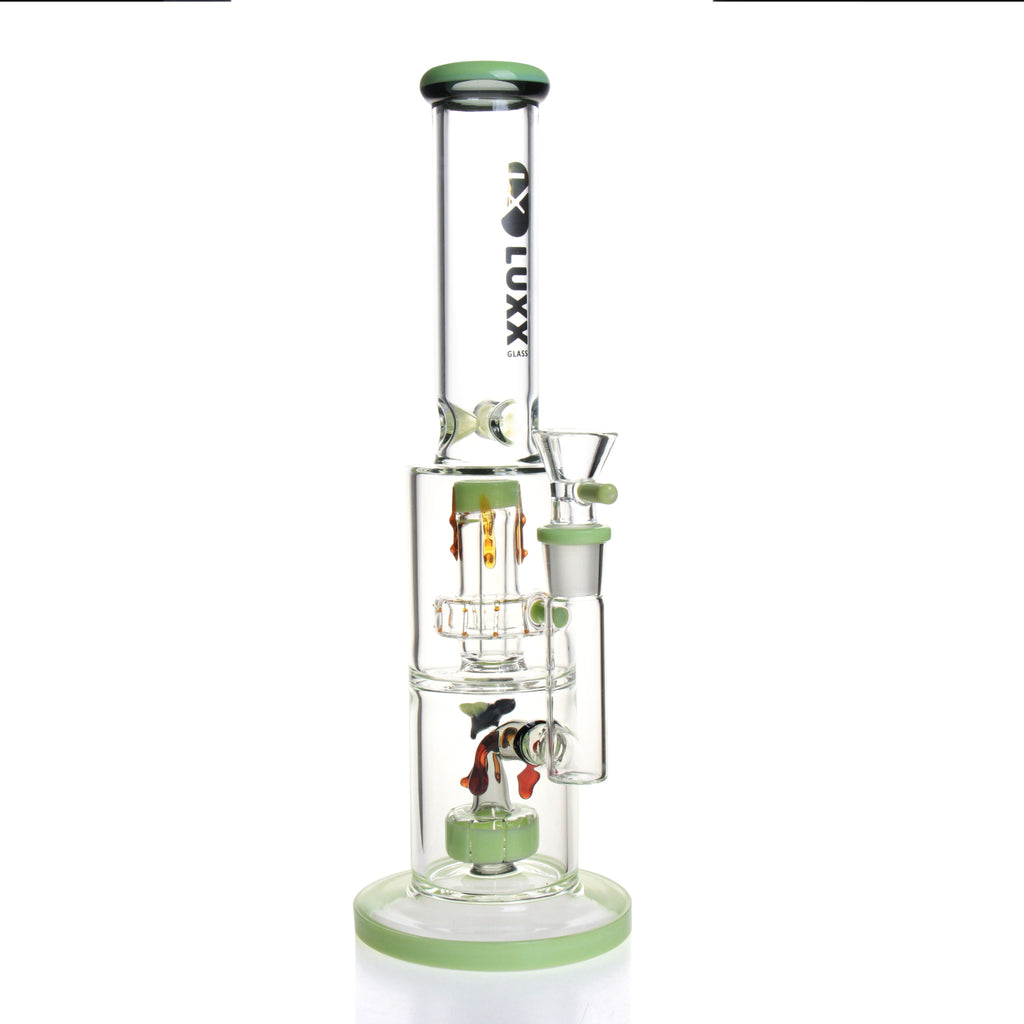 LUXX GLASS 12" BEE WATER BONG - LX1267