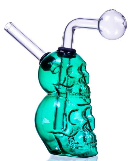 OLB816 - DOUBLE HEAD SKULL OIL BURNER