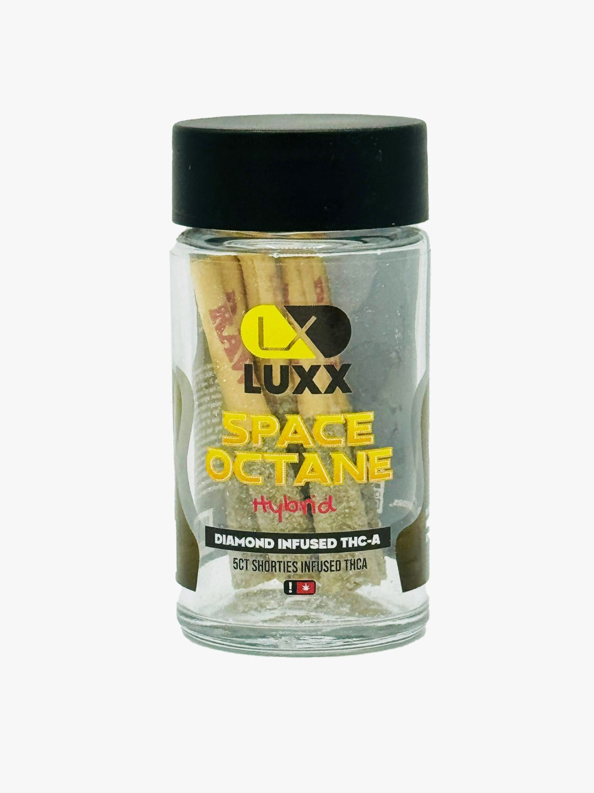 LUXX DIAMOND INFUSED THC-A 5COUNT SHORTIES JAR - SPACE OCTANE (HYBRID)